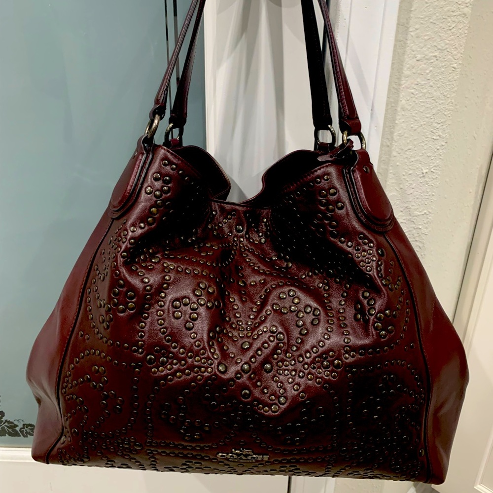 Coach Mini Studded Edie Large Shoulder Bag